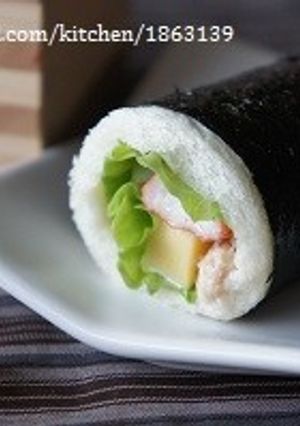 節分に♪パンで!!恵方巻サンド-レシピのメイン写真