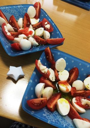 モッツァレラチーズに！簡単ドレッシング☆-レシピのメイン写真