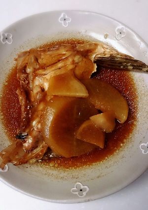 簡単〜♪本格料亭の味～♪ぶりアラの煮付-レシピのメイン写真
