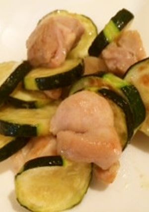 ☆ズッキーニと鶏肉のソテー☆-レシピのメイン写真