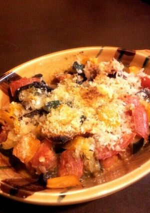 レンジで簡単!4種の野菜のジェノベーゼ-レシピのメイン写真
