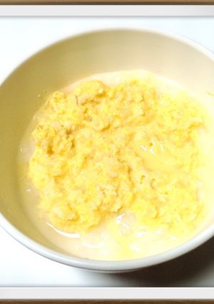 離乳食中期♡親子丼風-レシピのメイン写真