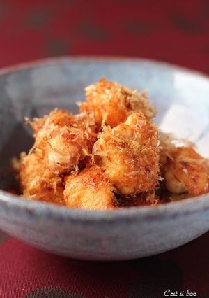 鰹節たっぷり♪ポン酢唐揚げ-レシピのメイン写真