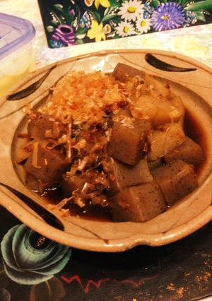 レンジで！こんにゃくの土佐煮-レシピのメイン写真