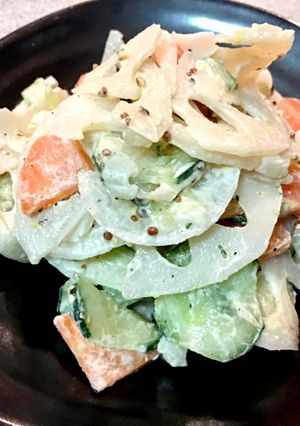 レンコンサラダ-レシピのメイン写真