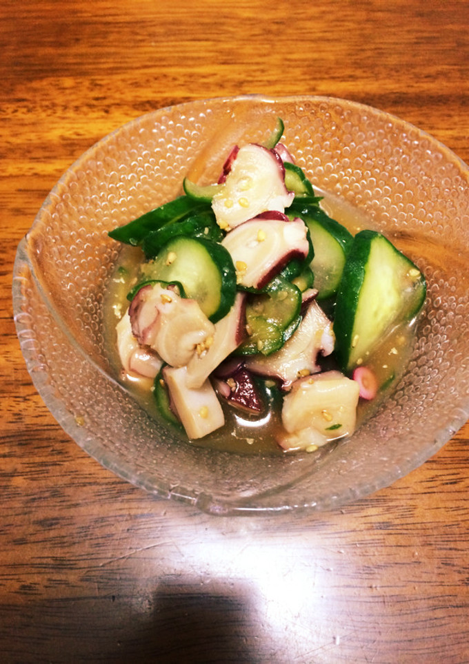 きゅうりとタコの酢物-レシピのメイン写真