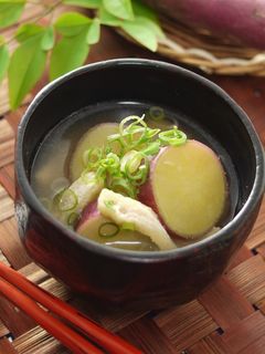 *秋香る♪さつま芋のお味噌汁*簡単-レシピのメイン写真