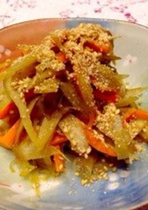 フライパンできんぴらごぼう-レシピのメイン写真