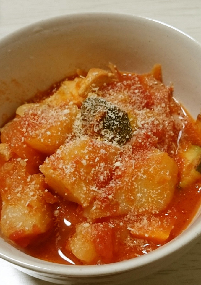 超簡単☆鶏肉と野菜たっぷりトマト煮込み-レシピのメイン写真