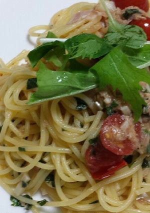 トマト&ツナの大葉風味スパゲッティ-レシピのメイン写真