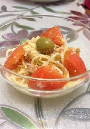トマトとアンチョビのサラダパスタ☆-レシピのメイン写真