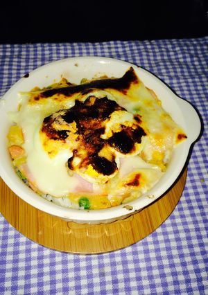 【食材整理】チャーハン具材で超簡単ドリア-レシピのメイン写真