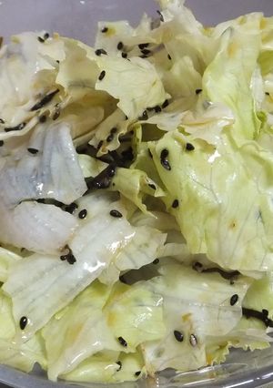 レタスのポン酢・塩昆布あえサラダ-レシピのメイン写真