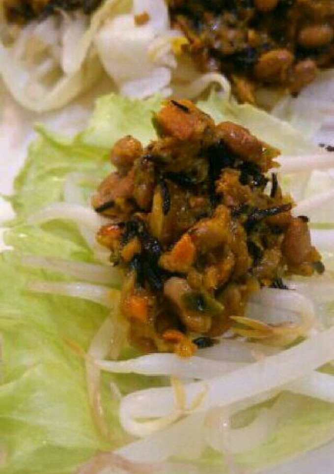 納豆のもやしレタス巻き-レシピのメイン写真