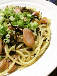 リメイク☆ひじき煮で和風パスタ-レシピのメイン写真