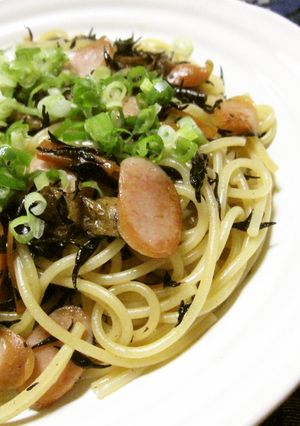 リメイク☆ひじき煮で和風パスタ-レシピのメイン写真
