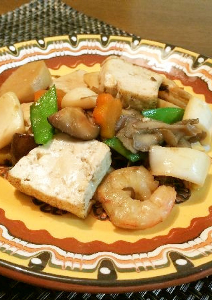 豆腐と海鮮の炒め煮-レシピのメイン写真
