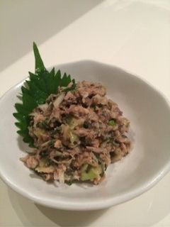 薬味たっぷり★サバ缶なめろう風-レシピのメイン写真
