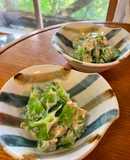 四角豆とオクラのかつおマヨ和え