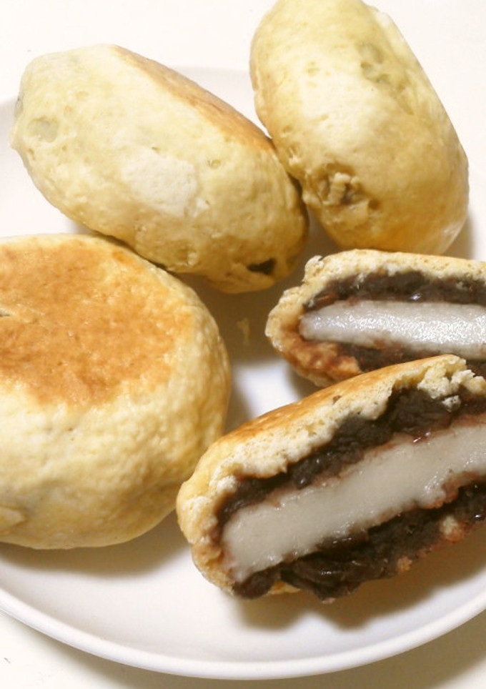 お餅入りのもちもちあんこお焼き-レシピのメイン写真