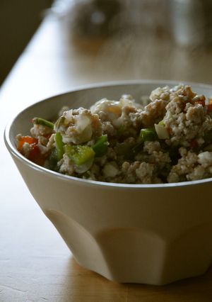 冷蔵庫の整理に☆野菜たっぷりマーボー丼-レシピのメイン写真