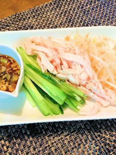 バンバンジー風チキンサラダ-レシピのメイン写真