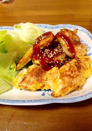 ササミのピカタふっくら塩麹仕立て-レシピのメイン写真