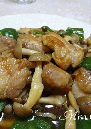 鶏肉とピーマンとしめじのオイスターソース-レシピのメイン写真
