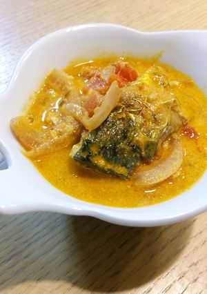 カレーパウダーで作るサバカレー-レシピのメイン写真