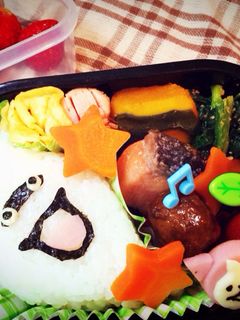 幼稚園キャラ弁*妖怪ウォッチ ウィスパー-レシピのメイン写真