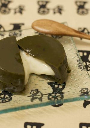 もちもち豆腐入り抹茶羊羹-レシピのメイン写真