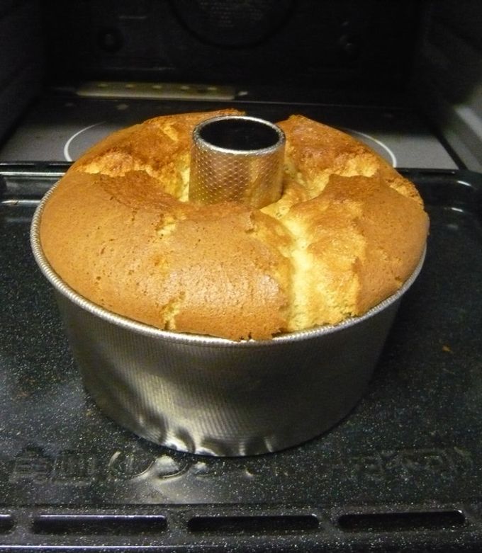 全卵♪失敗なしの簡単シフォンケーキ-レシピのメイン写真