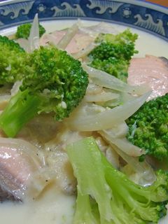 鮭の豆乳クリーム煮-レシピのメイン写真