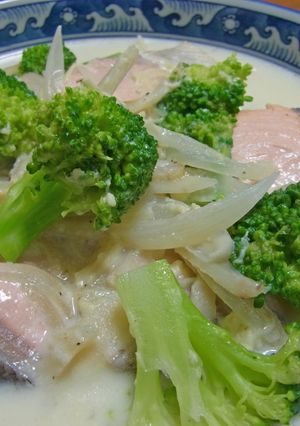 鮭の豆乳クリーム煮-レシピのメイン写真