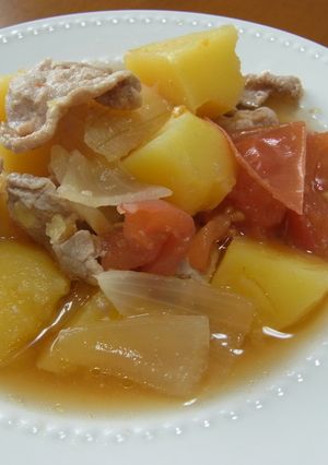 トマト肉じゃが-レシピのメイン写真
