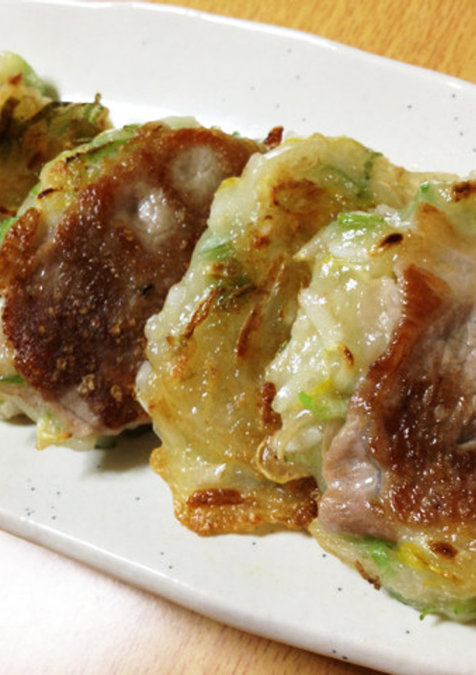 もやしと豚肉のモチモチ焼き-レシピのメイン写真