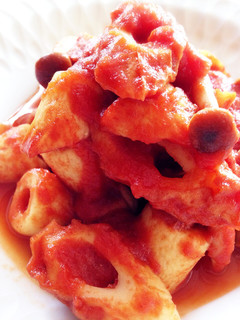レンジで簡単ちくわのケチャップ煮-レシピのメイン写真
