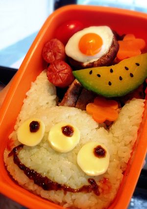 ギャルママのキャラ弁☆グリーンメン-レシピのメイン写真