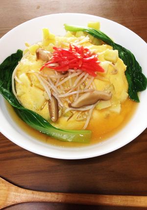 ランチに簡単節約ヘルシーオムレツ天津飯！-レシピのメイン写真