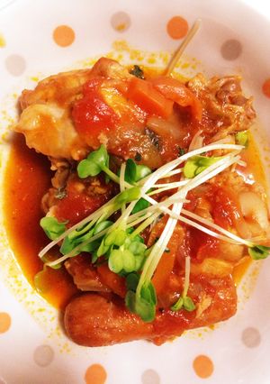 チキンのトマト煮-レシピのメイン写真