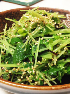 豆苗の塩昆布和え-レシピのメイン写真