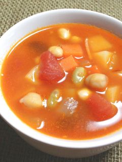 豆たっぷりミネストローネ-レシピのメイン写真