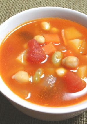 豆たっぷりミネストローネ-レシピのメイン写真