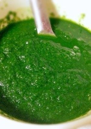 離乳食超初期♡ほうれん草ペーストの作り方-レシピのメイン写真