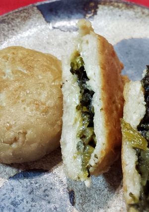 大豆のおやき高菜入り-レシピのメイン写真