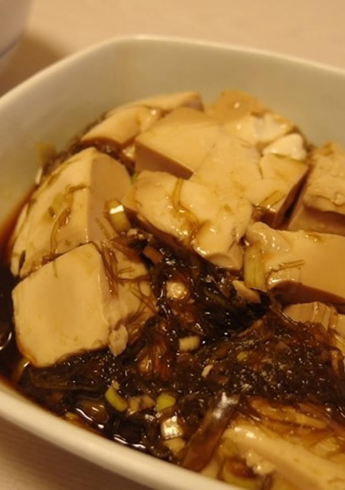 プレミアムな冷奴！豆腐のがごめとろろ漬け-レシピのメイン写真