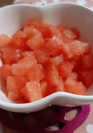トマトの湯剥き～カットしてアレンジOK！-レシピのメイン写真