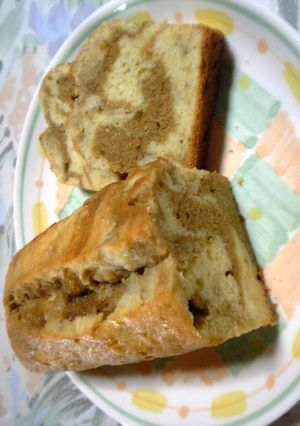 実はあり？コーヒーバナナパウンドケーキ-レシピのメイン写真