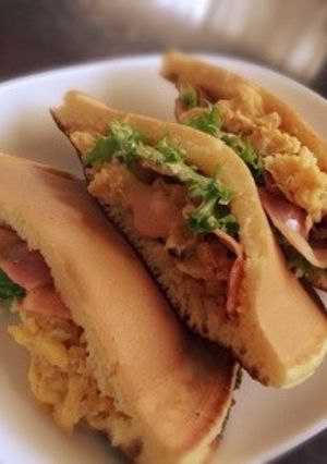 ホットケーキのピタパン風サンド-レシピのメイン写真