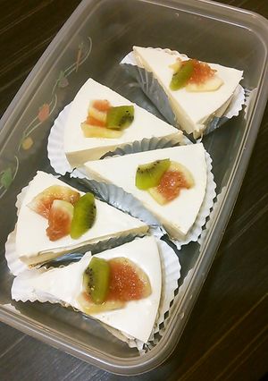 さっぱりレアチーズケーキ-レシピのメイン写真